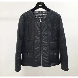 CHANEL 2013 NYLON PUFFER JACKET Sz.36